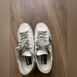 Golden Goose Leather Star Suede